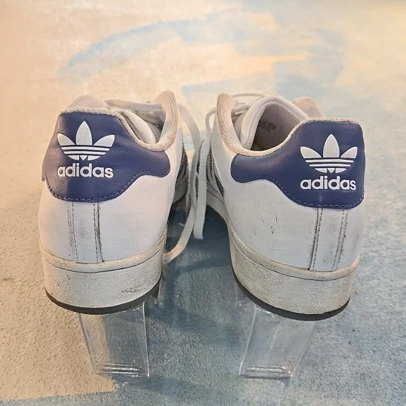 Adidas Superstar Ltd Ed Split Cloud Wht Crew Blue FX5532 Men 13 Shell Toes Shoes